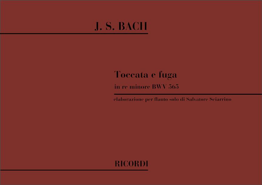 Toccata E Fuga In Re Min. Bwv 565 - příčná flétna